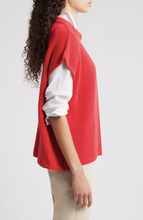 Montecito Italian Sweater Vest- Rose