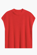Montecito Italian Sweater Vest- Rose