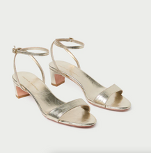 Alice Simple  Mid- Heel Sandal- Champagne