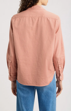 Eileen Relaxed Button-Up Shirt- Adobe