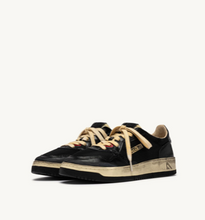 Super Vintage Low- Mesh/ Leather Black/ Black