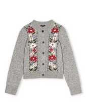 Millie Cardigan- Grey Floral