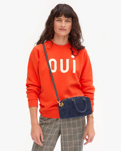 Sweatshirt- Blood Orange w/ Cream Oui