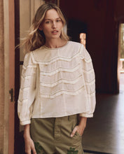 The Beaded Chevron Top- Cream