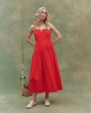 The Day Break Dress- Hot Red
