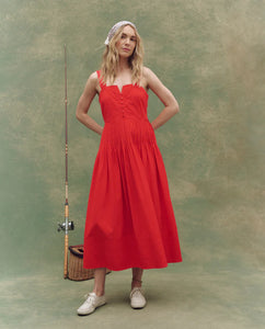 The Day Break Dress- Hot Red