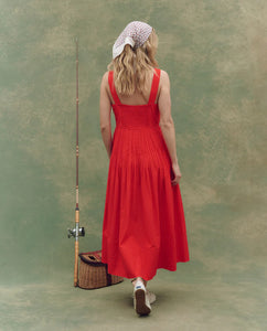 The Day Break Dress- Hot Red