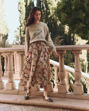 The Canary Skirt- Vintage Rose Print