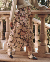 The Canary Skirt- Vintage Rose Print