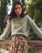 The League Sweatshirt w/ Bucking Bronco Graphic- Smoke Green