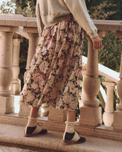 The Canary Skirt- Vintage Rose Print