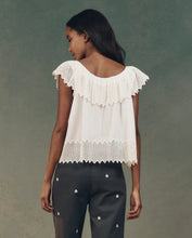 The Westport Top w/ Honeycomb Eyelet- White