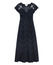 The Beaded Partridge Dress- Black