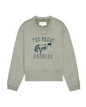 The League Sweatshirt w/ Bucking Bronco Graphic- Smoke Green