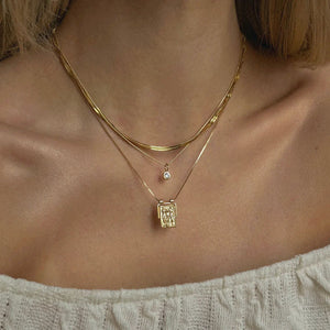 Piper Pendant Necklace- Gold