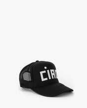 Trucker Hat- Black w/ Cream Block Ciao