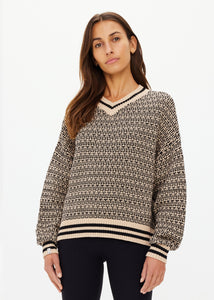 Castilla Millie Knit Sweater- Abstract