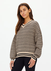 Castilla Millie Knit Sweater- Abstract