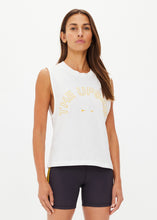 Dawson Logo Tank Top- White