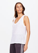 Muse Wales Knit Tank Top- White