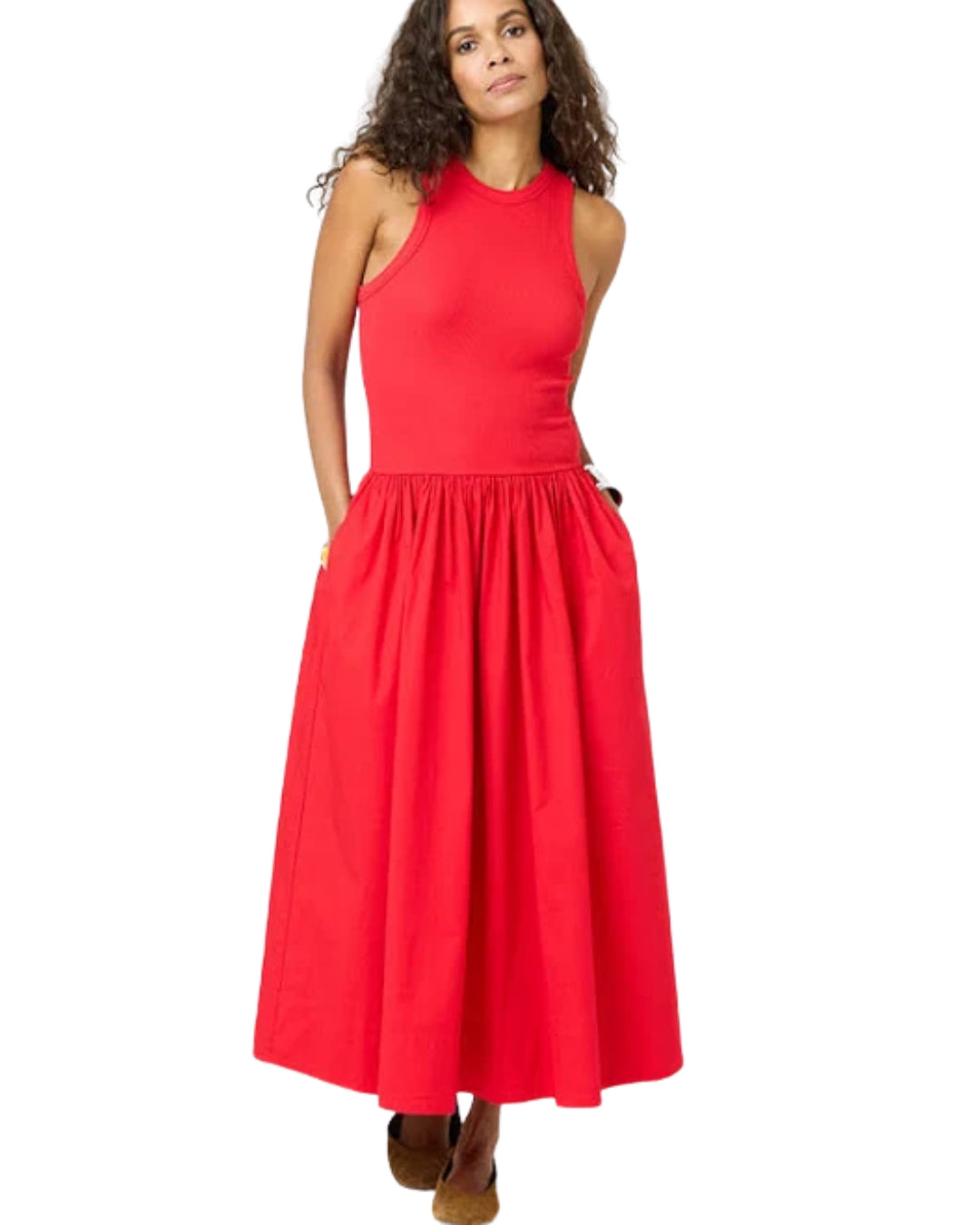 KR Tank Dress-Cherri Red – LOLA