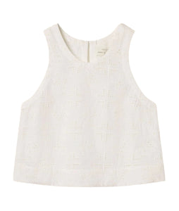 Esther Tank- Handkerchief Eyelet