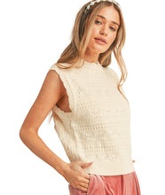 Lucy Sweater Vest- Ivory