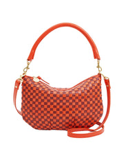 Petit Moyen Messenger- Bright Poppy/ Bordeaux