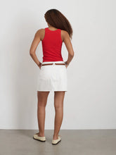 Everyday Rib Tank- Berry Red