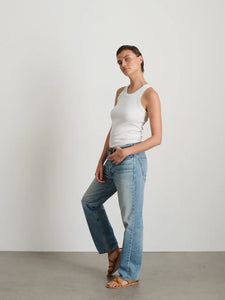 Everyday Rib Tank- Sea Salt
