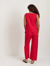 Soho Scoop Vest- Crimson