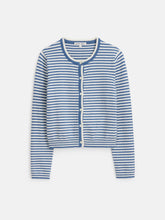 Albertina Cardigan- Azure/Ivory