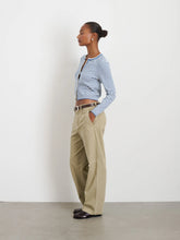 Albertina Cardigan- Azure/Ivory