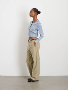 Albertina Cardigan- Azure/Ivory
