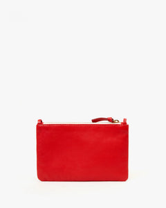 Wallet Clutch w/ Tabs- Rossa Nappa