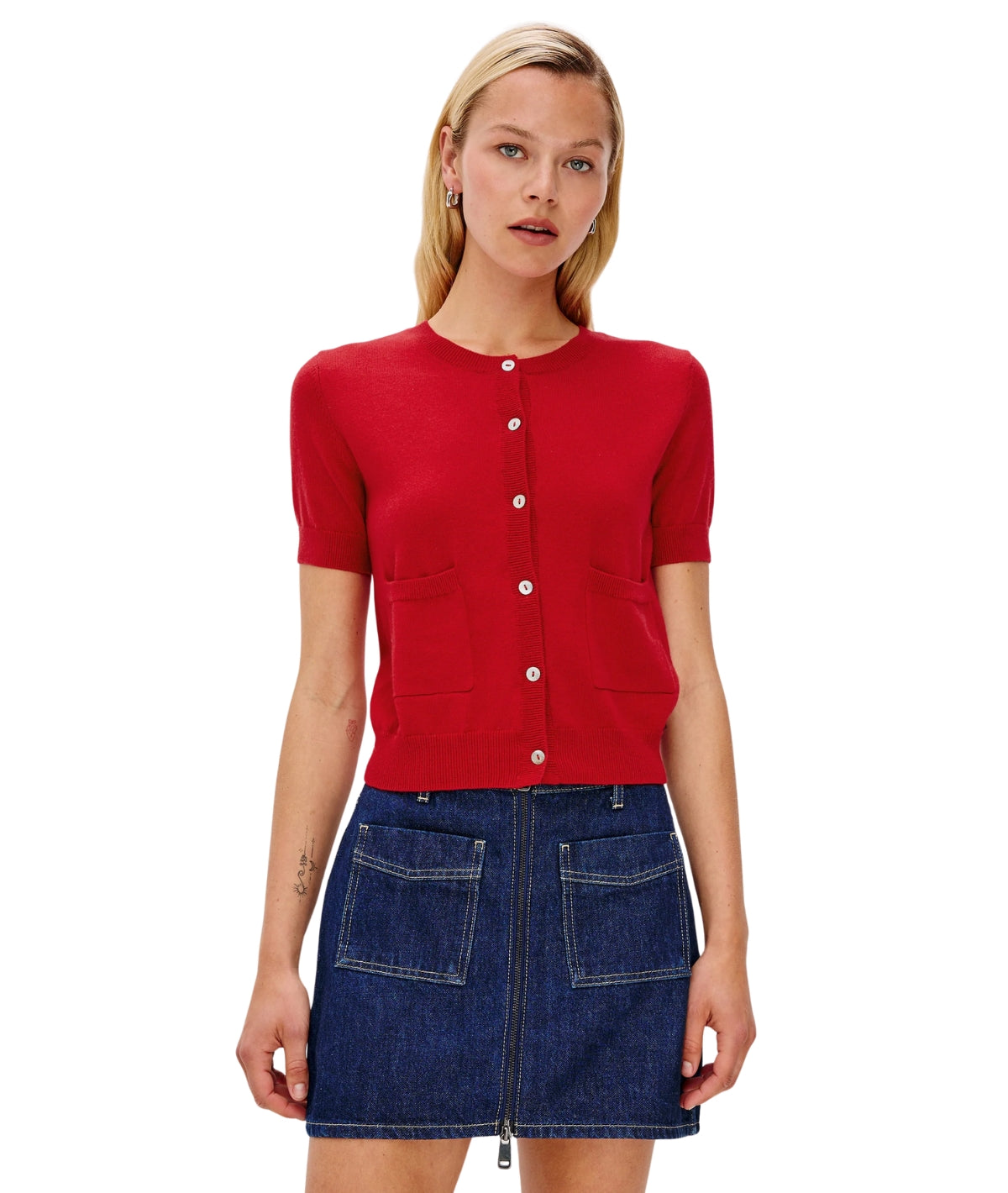 Aisley Sweater- Crimson
