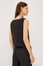 Akira Linen Top- Black