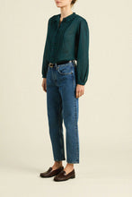 Alise Blouse- Sea Pine Check