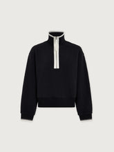 Anika Half Zip Fleece- Black