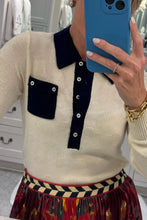 Archie Knit Polo- Ivory
