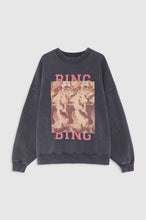 Miles Sweatshirt Tiger Bing- Washed Black