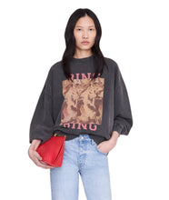 Miles Sweatshirt Tiger Bing- Washed Black
