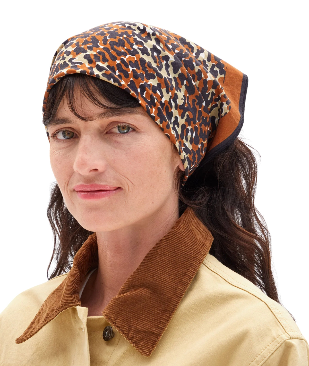Bandana Double Jag- Caramel Multi