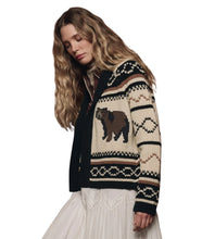 The Bear Lodge Cardigan- Black
