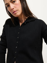 Taylor Cardigan In Cotton Cashmere- Black