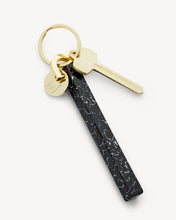 Bar Keychain- Black Marble