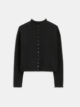 Taylor Cardigan In Cotton Cashmere- Black