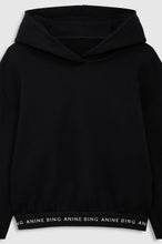 Dany Cropped Hoodie- Black