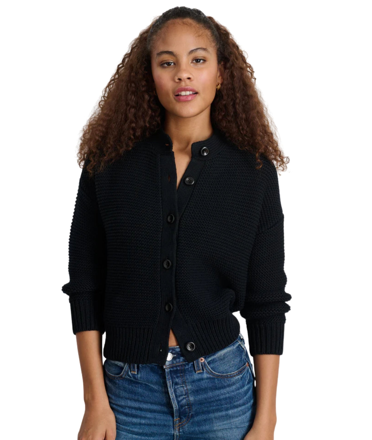 Nico Chunky Cardigan- Black