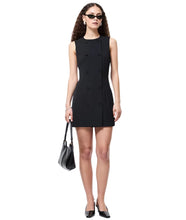 Harry Suiting Double Breasted Dress- Black